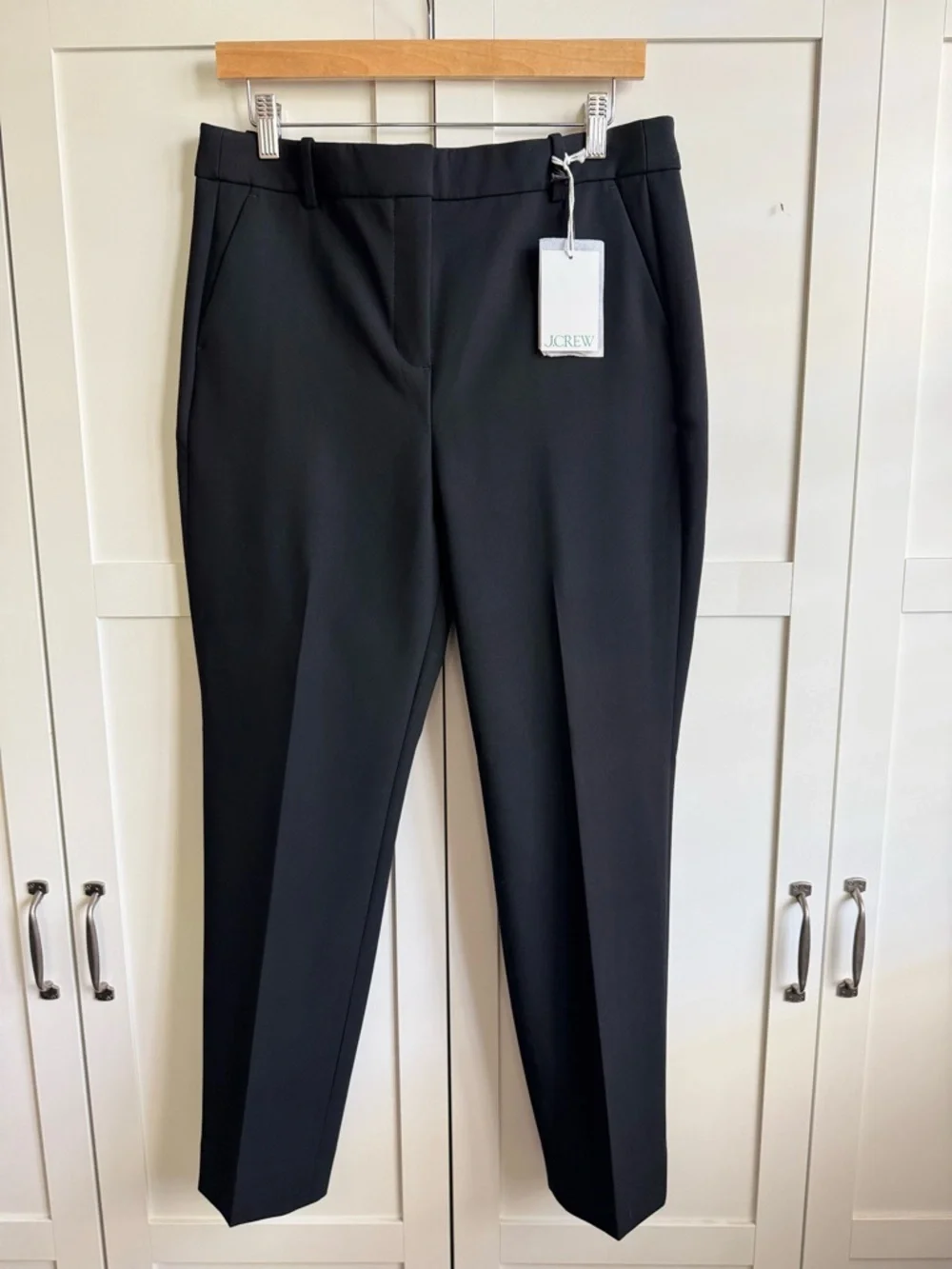 J.Crew New Cameron Pant in Four-Season Stretch in Black Size 10